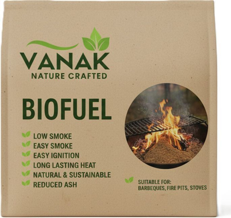 H N R Natural Barbeque Wood Chips(1 kg)