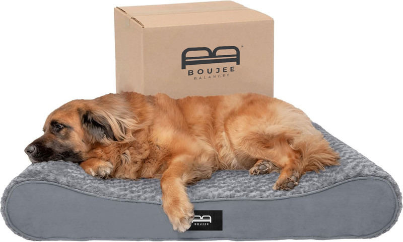 Boujee Balancee Pawzzz Pad Orthopedic Pet Bed, Supportive Mat for 2XL Dogs XXL Pet Bed(Grey)