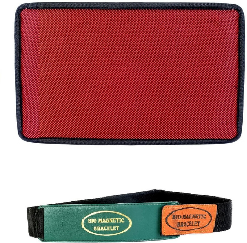 ParaShi Bio Magnetic Health Bracelet and Water Energy Pad Combo For Men & Women(Red)