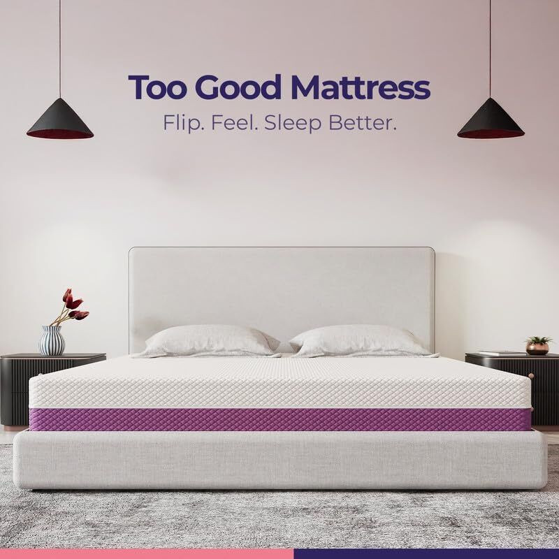 Response 5-Zone Reversible 2-Layer | Hard & Soft Comfort with Cocoon Foam|5-Year Warranty 4 inch Double Memory Foam Mattress(L x W: 72 inch x 48 inch)