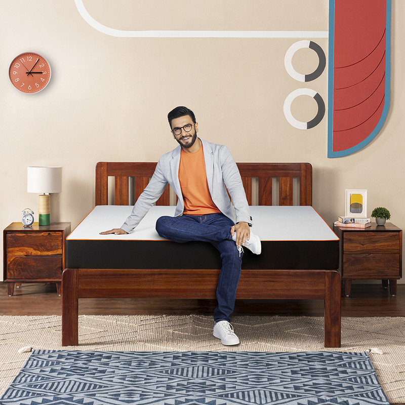 Sleepyhead Original - BodyIQ Orthopedic Memory 8 inch Double High Density (HD) Foam Mattress(L x W: 72 inch x 48 inch)