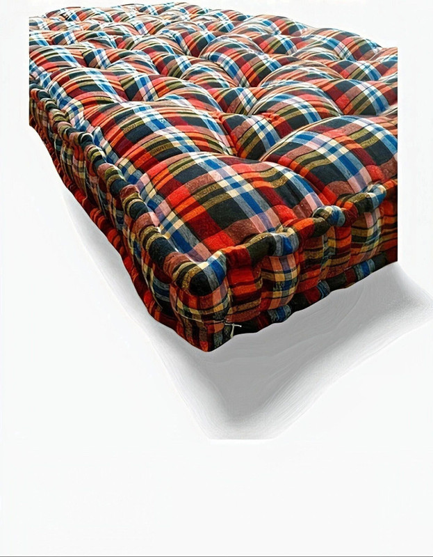 DUROKING HEAVY BORDER 5 inch Single Cotton Mattress(L x W: 72 inch x 36 inch)