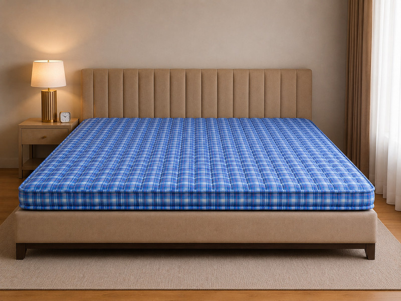 SOFTOOL Cotton Box Gadda - 78x72 Inch Single Bed Mattress with Tufted Cushioning 5 inch King Cotton Mattress(L x W: 78 inch x 72 inch)