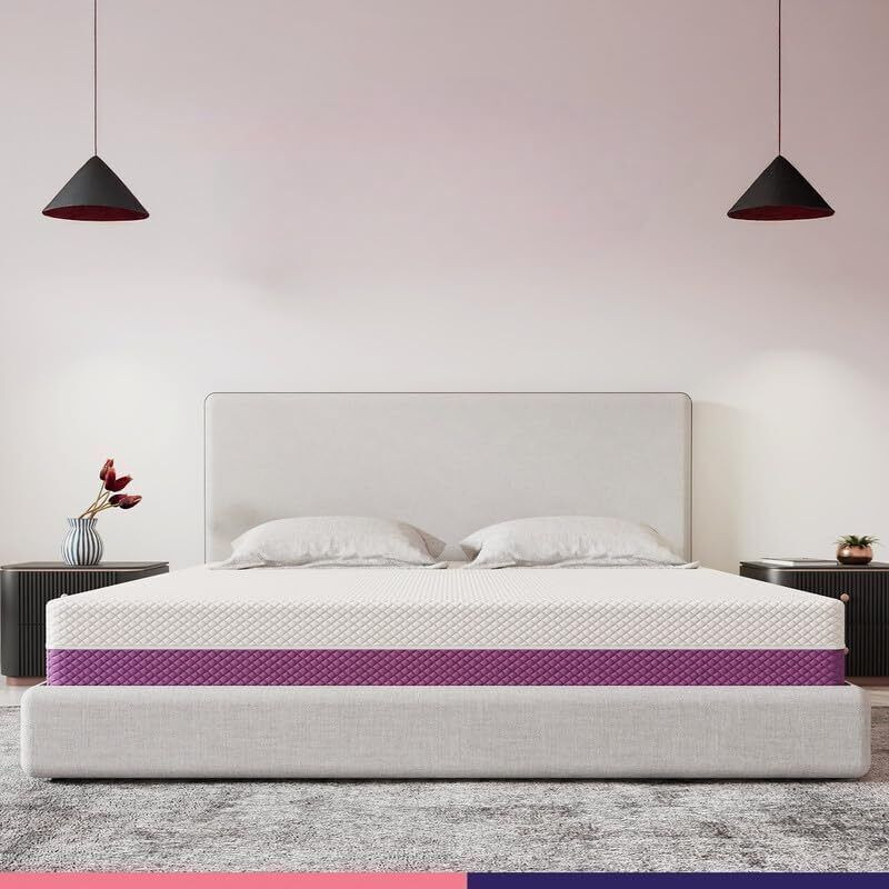 Response 5-Zone Reversible 2-Layer | Hard & Soft Comfort with Cocoon Foam|5-Year Warranty 6 inch Double Memory Foam Mattress(L x W: 72 inch x 48 inch)