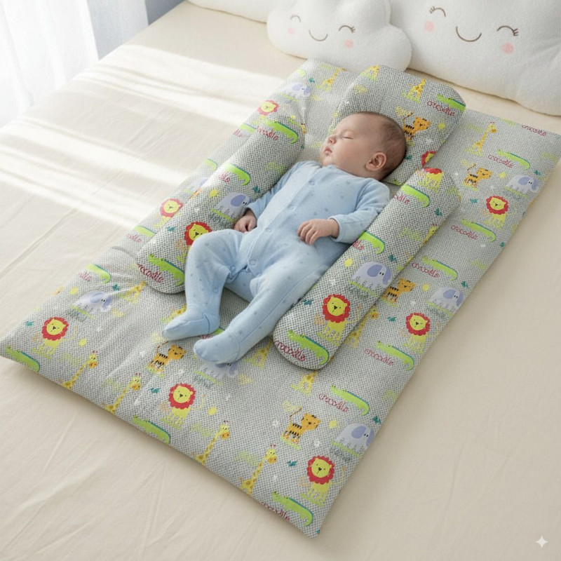 StarAndDaisy Cotton Baby Bed Sized Bedding Set(Multicolor3, 1 Bedding Set)