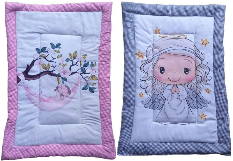 Ocean Mattress New Born Baby Bed |Godari | Sleeping Mattress Unique Design set of 2(Multicolor)
