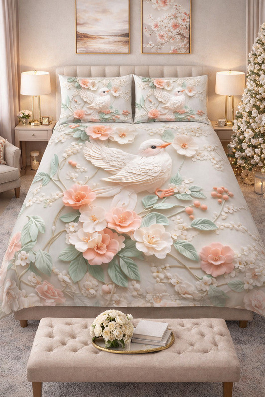 Shanti decor Polycotton King Flat 400 TC 7D Digital 1 Bedsheet(Multicolor)