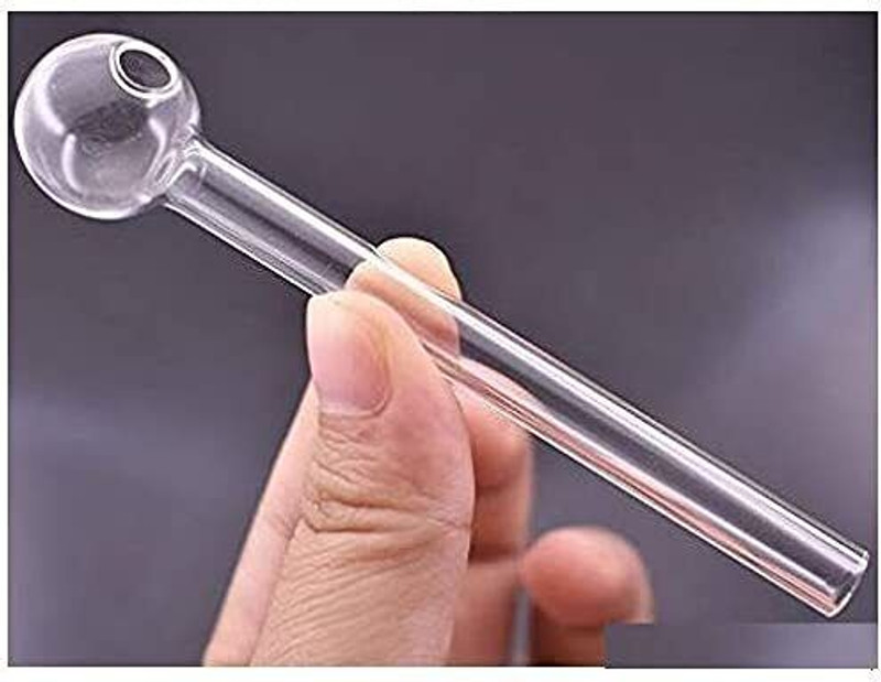 Richaa Creation 5 Inch Valentines Clear Glass Smoking Beer Bong Funnel(60 mll)