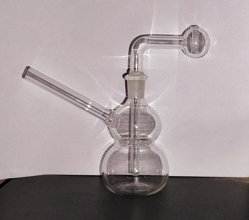 DRM CREATIONS Transparent white Oil Burner Beer Bong Funnel 004 Beer Bong Funnel(150 mll)