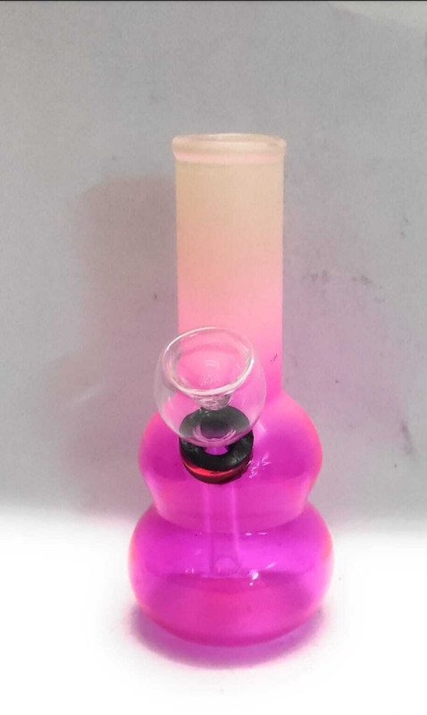 MFTONLINE MFT 5 INCH COLOUR GLASS SMOKING OIL BONG Beer Bong Funnel(150 mll)