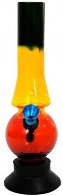 Green Apple Inc 7 Inch Neon Valentines Green Glass Smoking Water Pipe Beer Bong Funnel(60 mll)