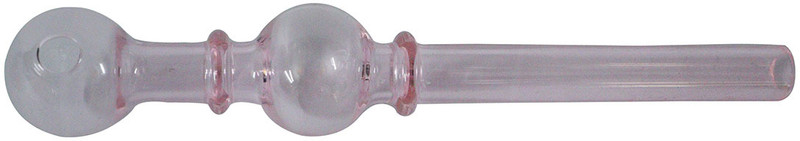 TANISHKA EXPORT 6 Inch Valentines Dual Ball Transparent Blue Glass Smoking Beer Bong Funnel(25 mll)