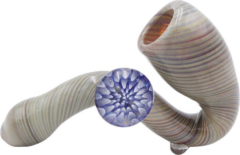 GREENS 5 Inch Honey Comb Multicolor Pink Glass Smoking Beer Bong Funnel(65 mll)