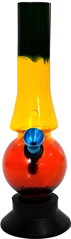 VYXOO 8 Inch Rasta Acrylic Water Pipe Smoking Beer Bong Funnel(180 mll)