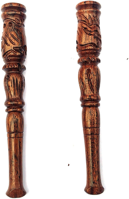 DRM CREATIONS wooden cigarette Holder 4 inch (Brown) 0014 Beer Bong Funnel(40 mll)