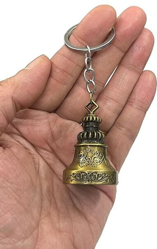 Tusmad Metal Guardian Bell for Bike Keychain Bell(Yellow)