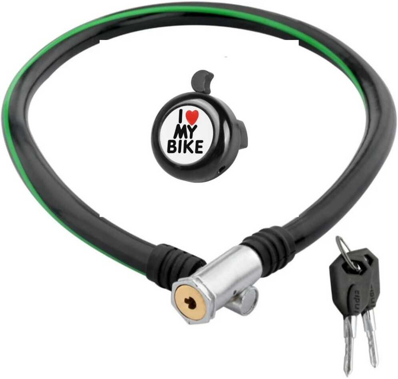 Rahidhay Cycle/Bicycle Bell With Lock Bell(Black)