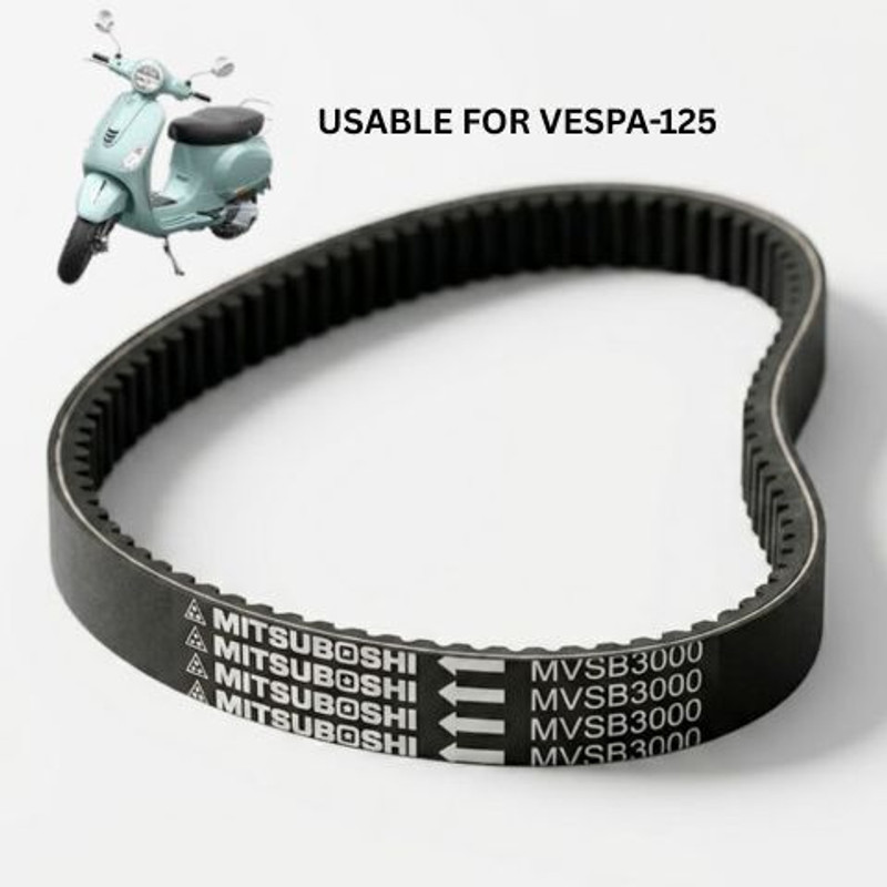MOTO PLANET MPD-CVT Scooter Belt Usable for Vespa 125 Scooter – Durable Transmission Belt Tension Gauge