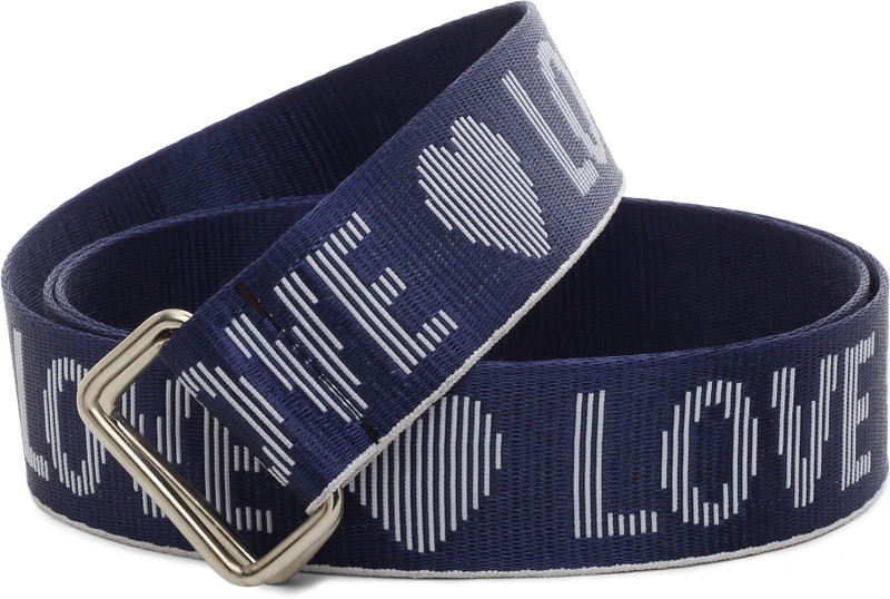 METRONAUT Men & Women Casual Blue Canvas Belt