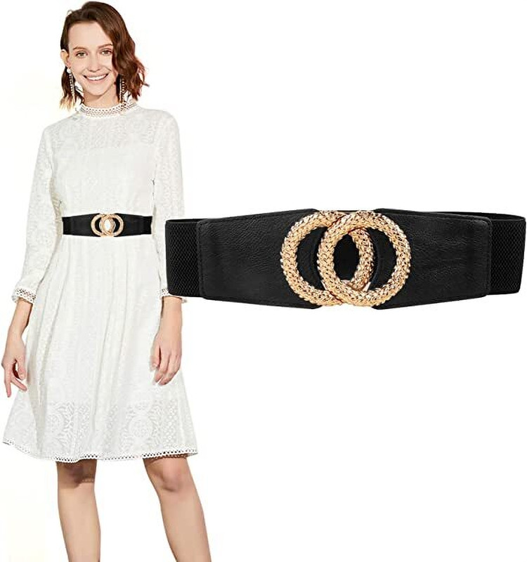 Ozoy Women Black Metal Belt