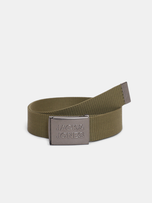 JACK & JONES Men Casual Green Synthetic Belt