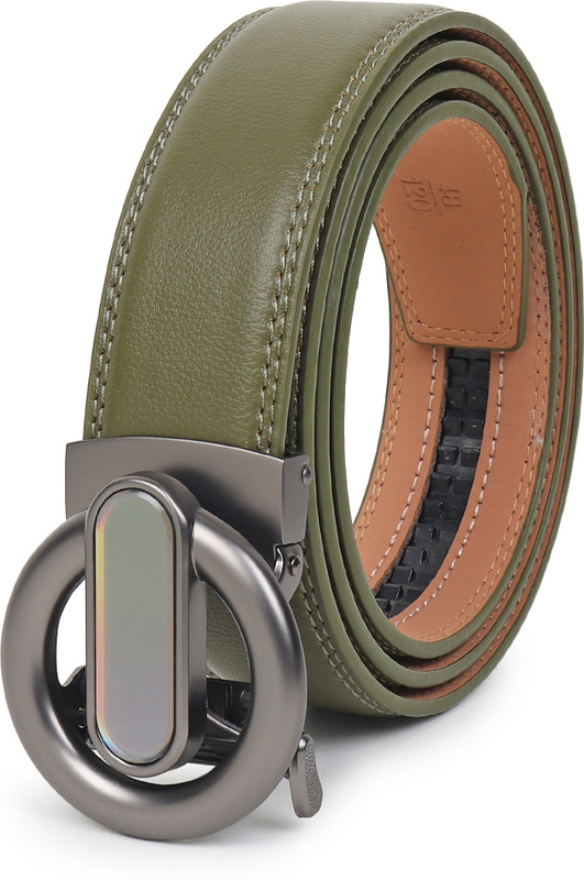 Zoro United Men White Genuine Leather Belt