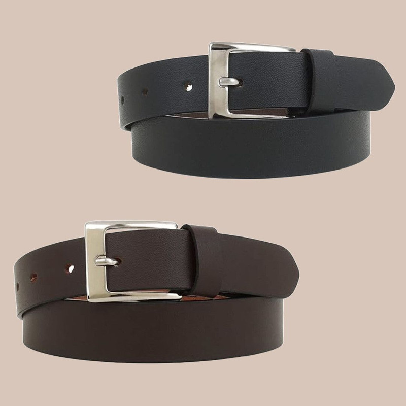 jenric Boys & Girls Casual, Formal, Party Black Artificial Leather Belt