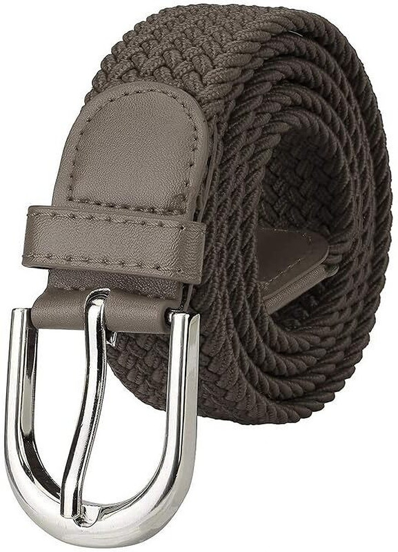 ELOHIM Boys & Girls Casual, Evening Beige, Black Nylon Belt