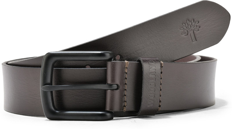WOODLAND Men Casual Brown Genuine Leather Belt