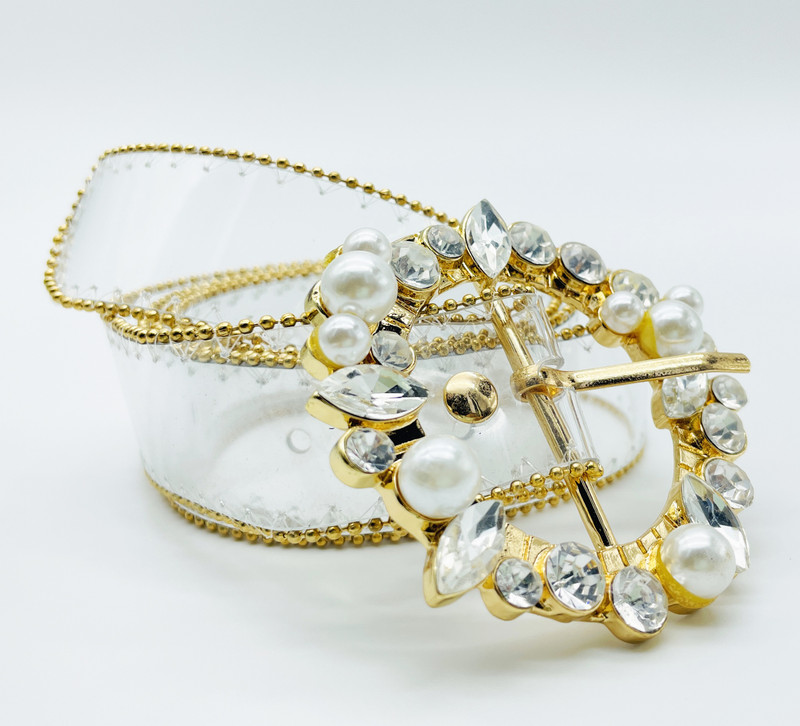 SYGA Women White Genuine Leather Belt