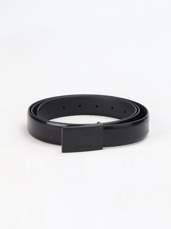 CROSS Men Party Black Genuine Leather Reversible Belt