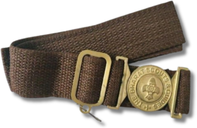 QUALITY FAB Boys & Girls Formal Brown Genuine Leather Reversible Belt