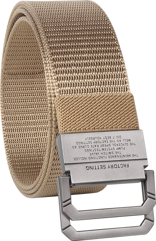 PROVOGUE Men Casual Beige Nylon Belt