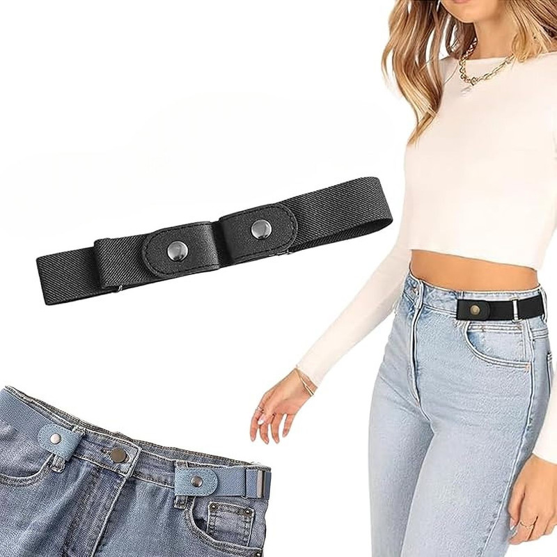 PALAY Men Casual Black Synthetic Belt
