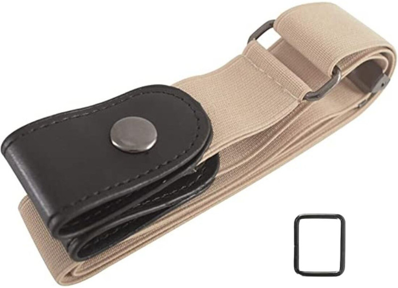Toxen Men & Women Black Fabric Belt