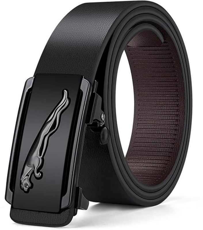 HOBOKEN Men Formal, Casual Black Synthetic Belt