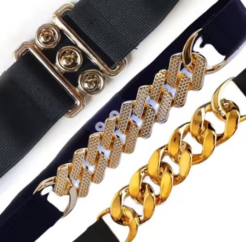VISTA Women Party, Evening Black Texas Leatherite Belt