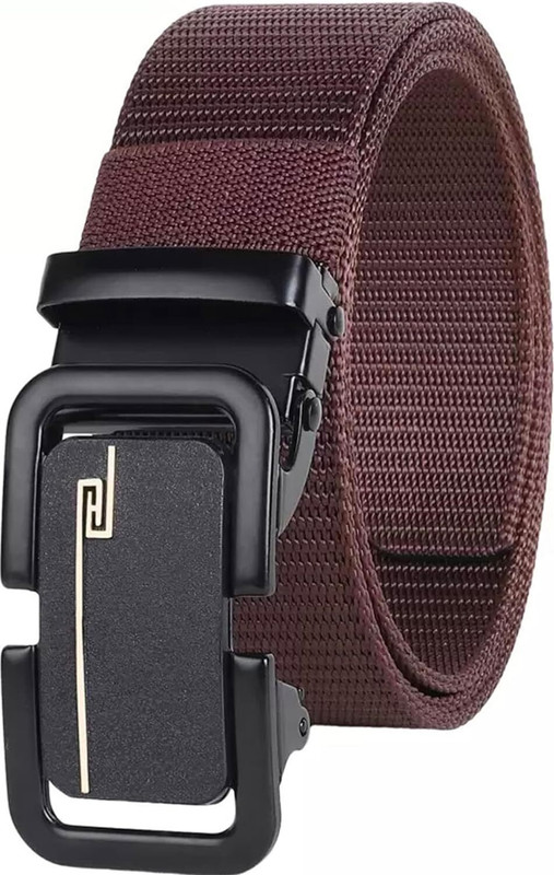 Rne Men Black Nylon Belt