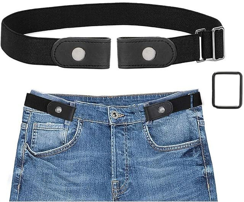 BBBIKINI Women Casual, Evening, Formal, Party Black Fabric Reversible Belt