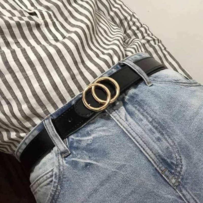 Hapani Fashion Women Party, Casual Black, Silver Fabric, Metal, Synthetic Belt