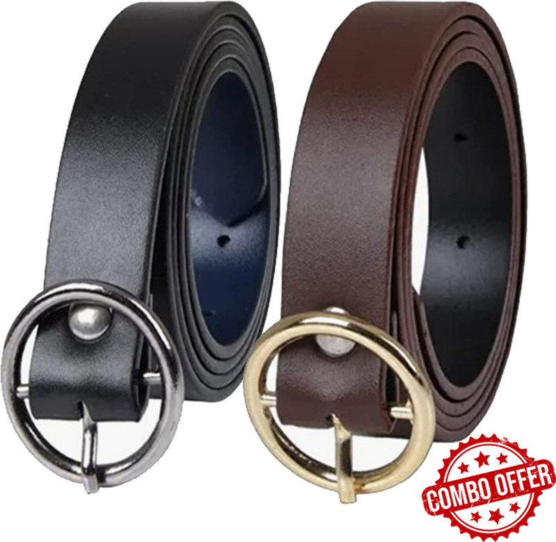 SHOPBREAK Women Formal Multicolor Synthetic Belt