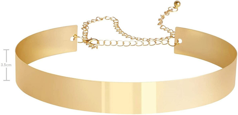 SYGA Women Gold Metal Belt
