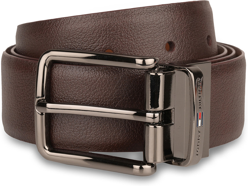 TOMMY HILFIGER Men Casual Multicolor Genuine Leather Reversible Belt