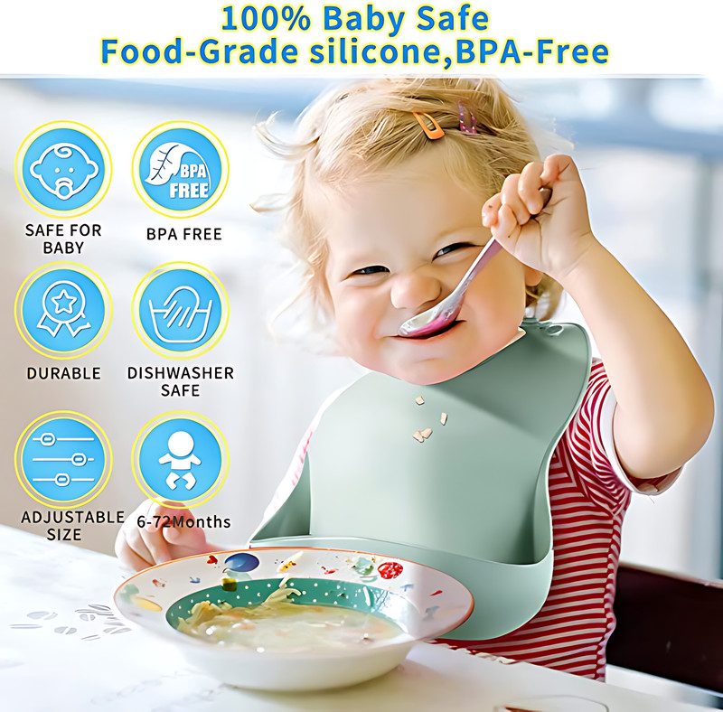 kidssmilez Waterproof baby bibs/aprins, Super Soft Cotton, Elegant, Stylish bibs for kids(Multicolor)