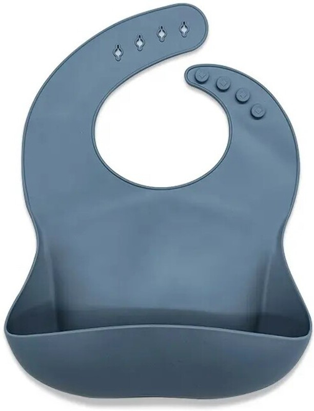 Wengonvila Silicone Baby Bibs with Food Catcher Pocket Adjustable,Soft,Waterproof Bibs(Multicolor, Pack of: 1, Baby Bibs)