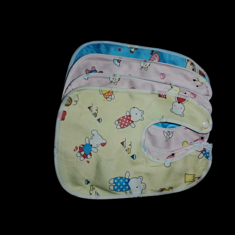 MAANU waterproof baby apron bibs(Light Blue, light yellow, light pink)