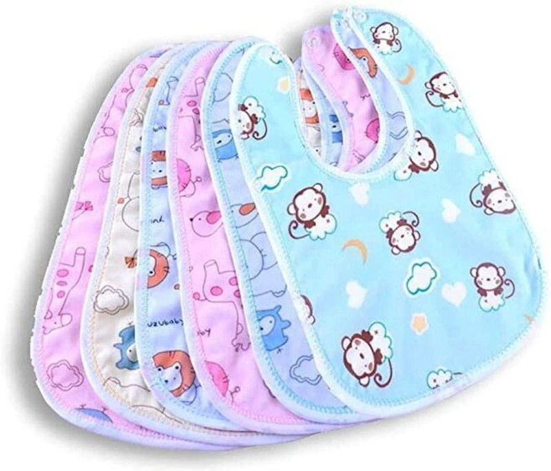 dmomlove Baby Feeding Bibs for Boys & Girls(Multicolor)