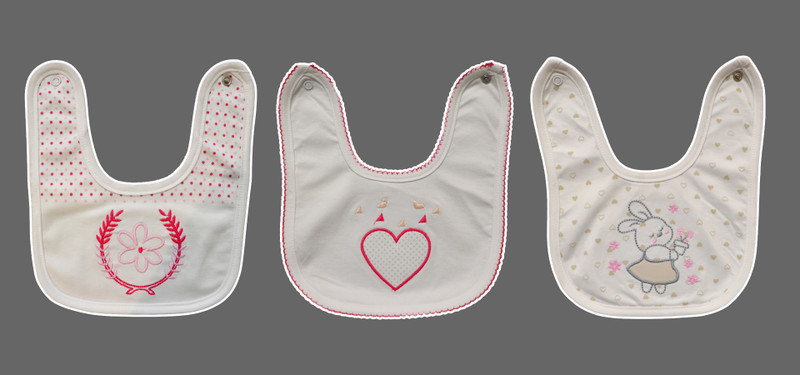 LUV-DUB Pure Cotton Baby BIB(Multicolor)