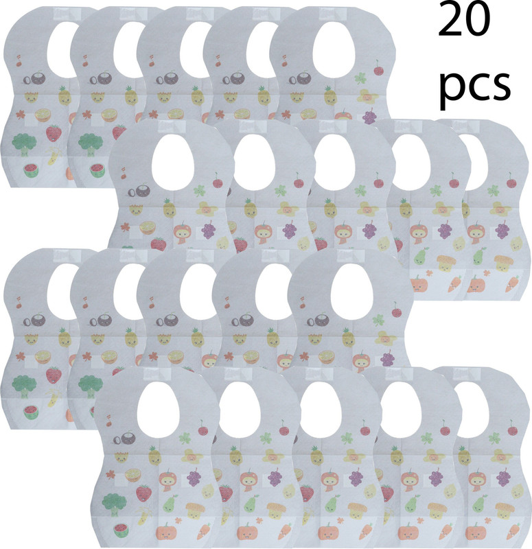 LaVichitra Set Of 20 Pc Comfortable Baby Bibs(Multicolor)(Multicolor)
