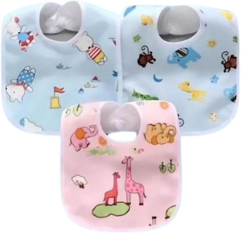 YOS TRENDZ Fast Dry-Waterproof, SuperSoft Cotton , Elegant , Stylish bibs for babies(multicolour 3)